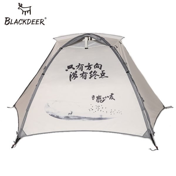 BLACKDEER Outdoor Camping Backpack Tent Double Layer Water Resistant Aluminum alloy Pole Fishing Hunting Adventure Family Party 2