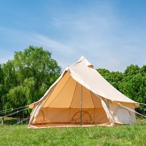 5 – 8 People Outdoor Luxury Glamping Bell Tents for Boutique Camping and Occasional Family Camping Trips