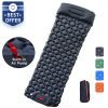 Outdoor Sleeping Pad Camping Inflatable Mattress with Pillows Travel Mat Folding Bed Ultralight Air Cushion Hiking Trekking 1