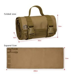 Tactical Shooting Mat Lightweight Roll Up Camping Mat Non-slip Hunting Pad Portable Waterproof Picnic Blanket Hunting Accessory