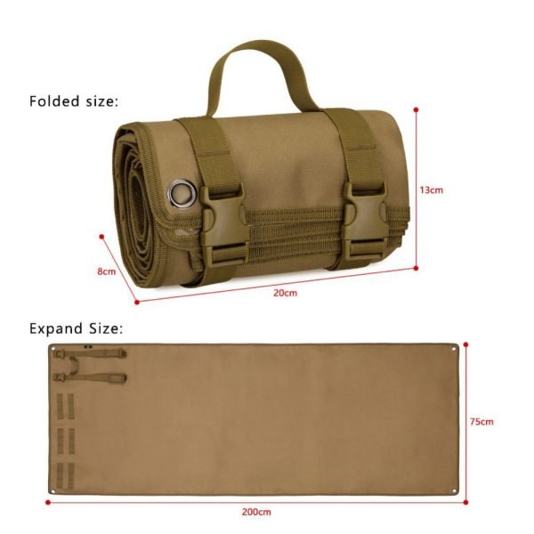 Tactical Shooting Mat Lightweight Roll Up Camping Mat Non-slip Hunting Pad Portable Waterproof Picnic Blanket Hunting Accessory 5